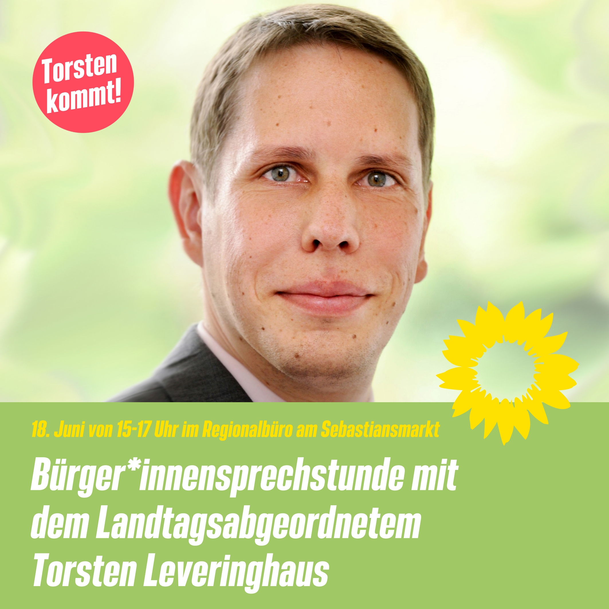 Pressemitteilung: 18.06.2022 Bürger*innensprechstunde mit dem Landtagsabgeordneten Torsten Leveringhaus in Seeheim-Jugenheim
