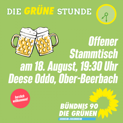 Offener Stammtisch in Ober-Beerbach @ Brauereigasthaus Deese Oddo