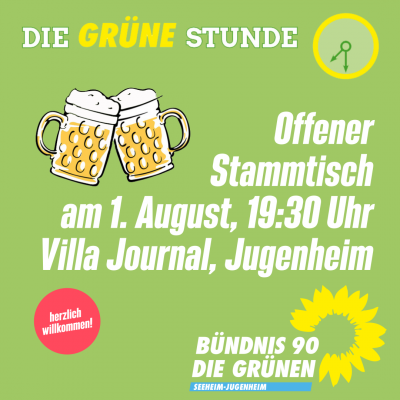 Offener Stammtisch in Jugenheim @ Villa Journal