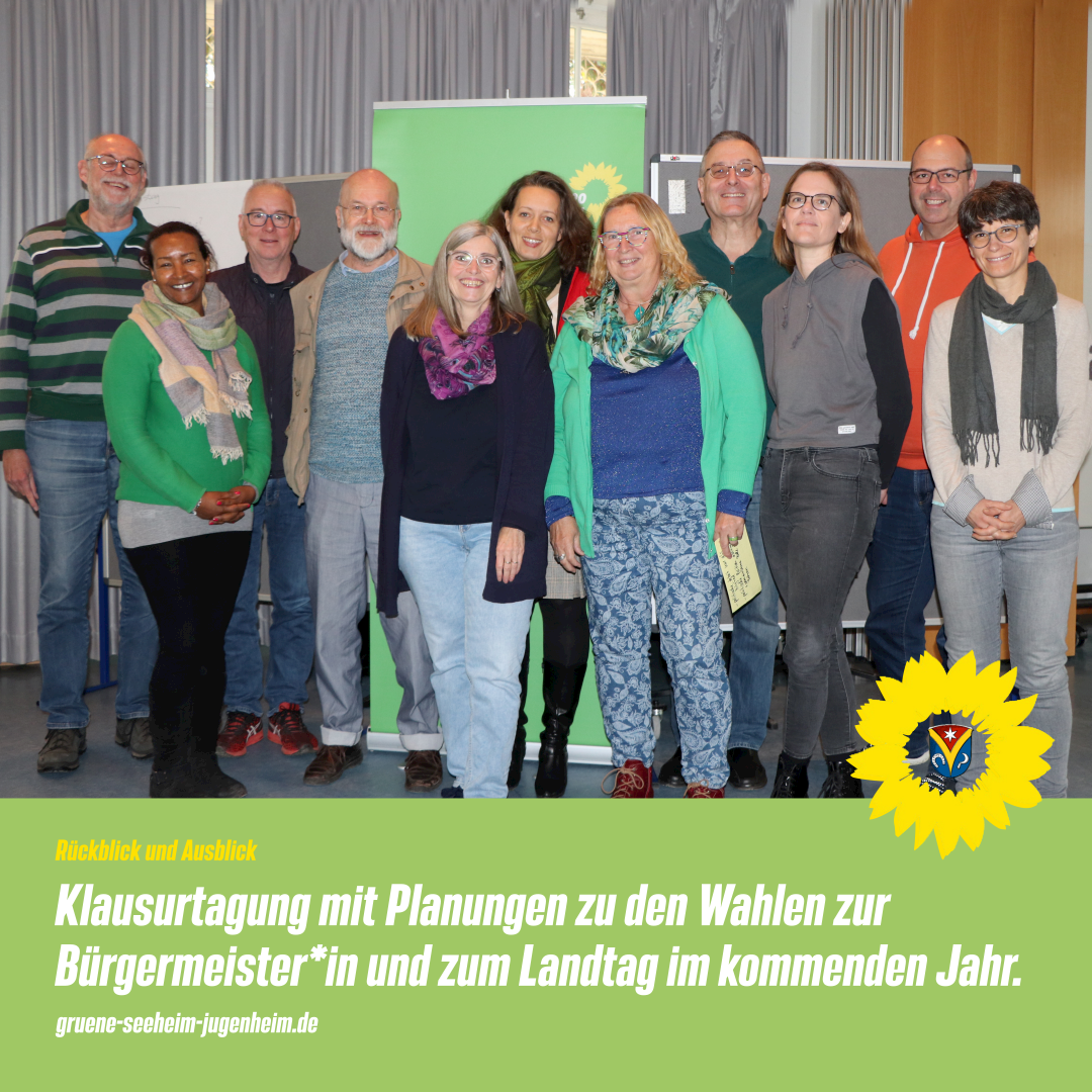 Pressemitteilung: Klausurtagung 2022 der Fraktion von Bündnis90/DIE GRÜNEN Seeheim-Jugenheim