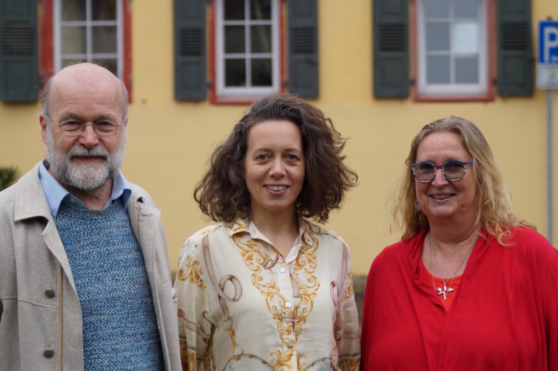 Walter Sydow, Katja Ebert und Suse Bruer. Unsere Fraktions- und Ortsvorsitzenden.