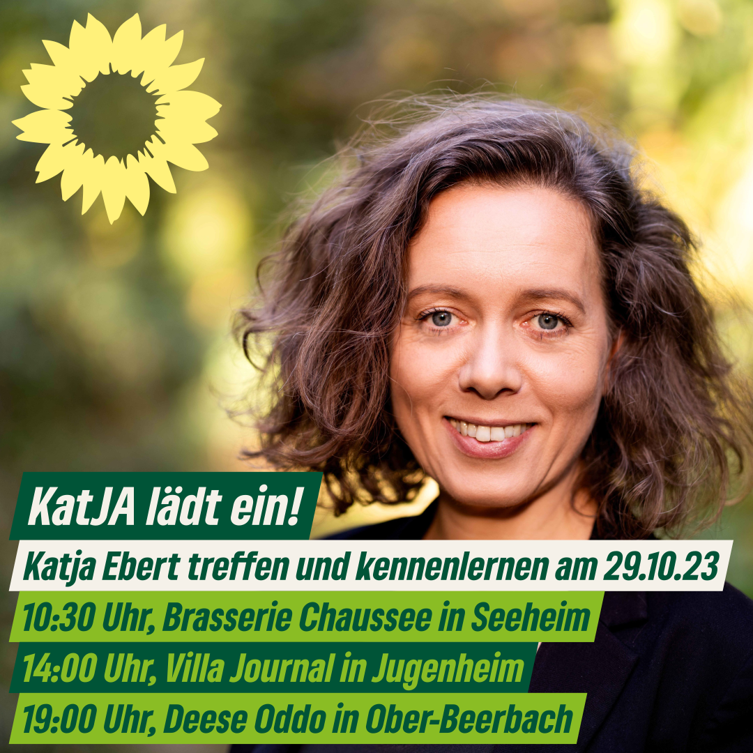 Pressemitteilung BÜNDNIS90/DIE GRÜNEN Seeheim-Jugenheim: KatJA lädt ein!