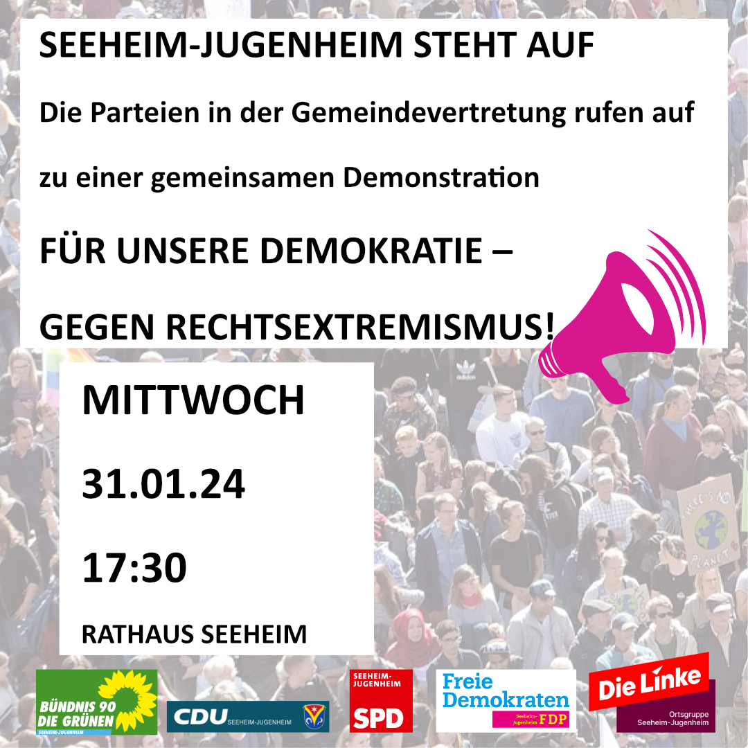 Demonstration gegen Rechtsextremismus